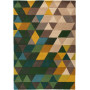 Ručně všívaný kusový koberec Illusion Prism Green/Multi