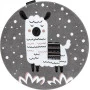Dětský kusový koberec Petit Lama grey kruh