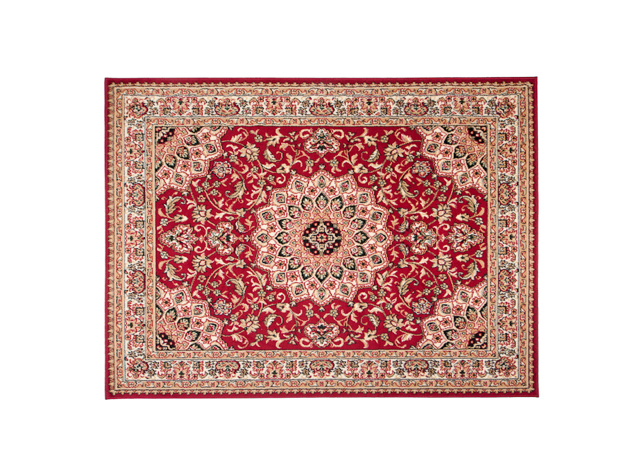 Kusový koberec ATLAS Marino - béžový/červený