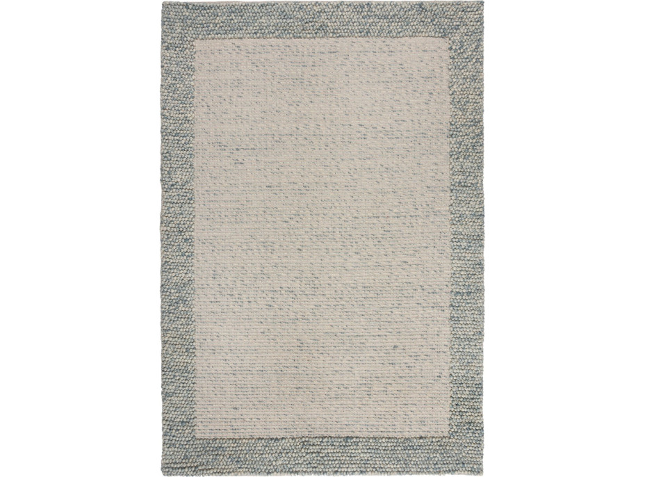 Kusový koberec Bobble Wool Blue