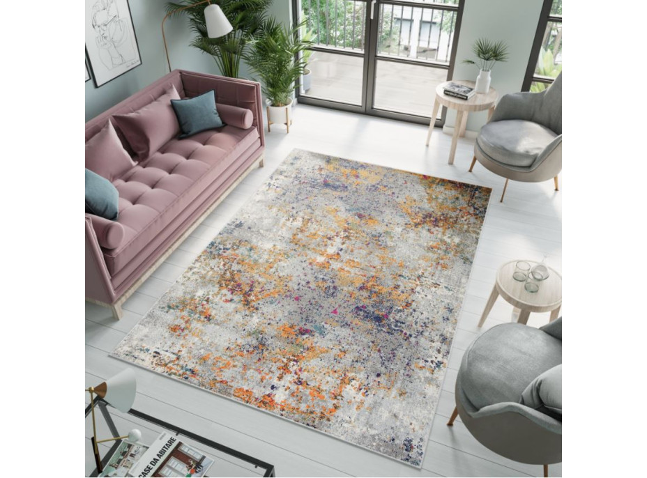 Moderní kusový koberec DENVER Melito - šedý