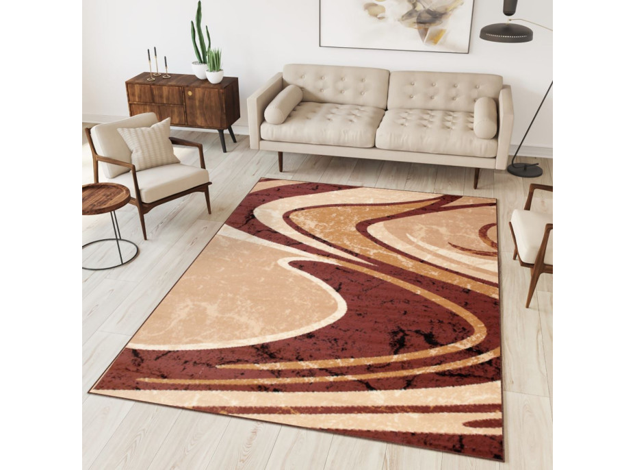 Kusový koberec TAPIS Dunes - hnědý