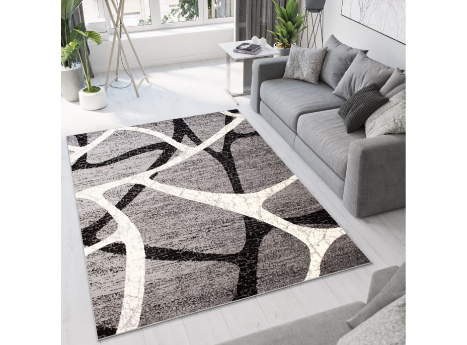 Kusový koberec TAPIS Spawn - šedý