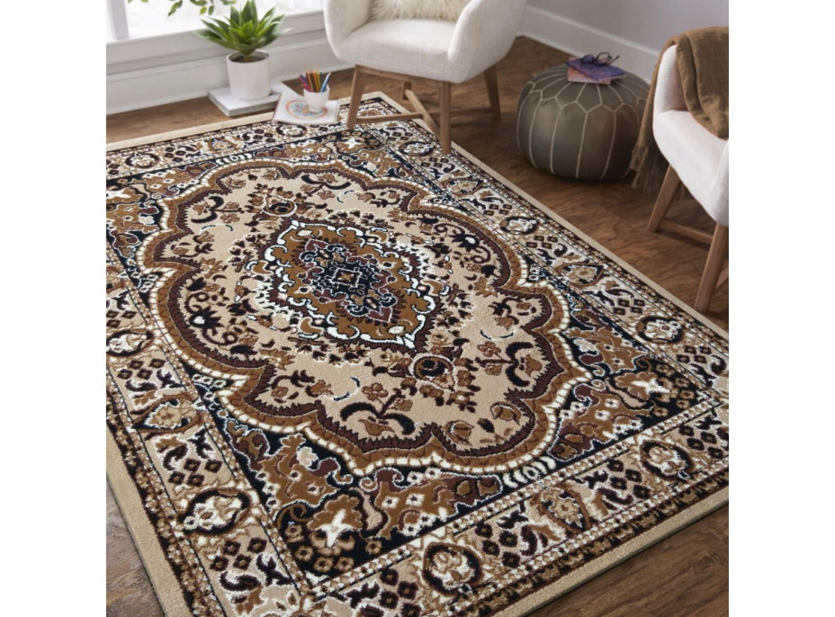 Kusový koberec ALPHA Dubai - hnědý