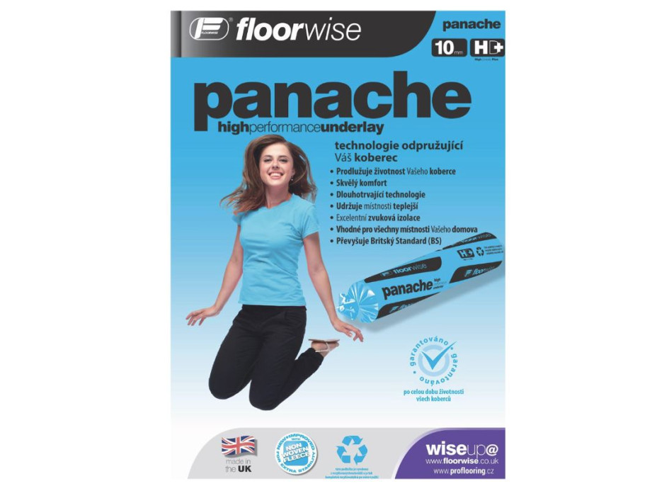 Podložka pod koberec FLOORWISE Panache (role 15 m2)