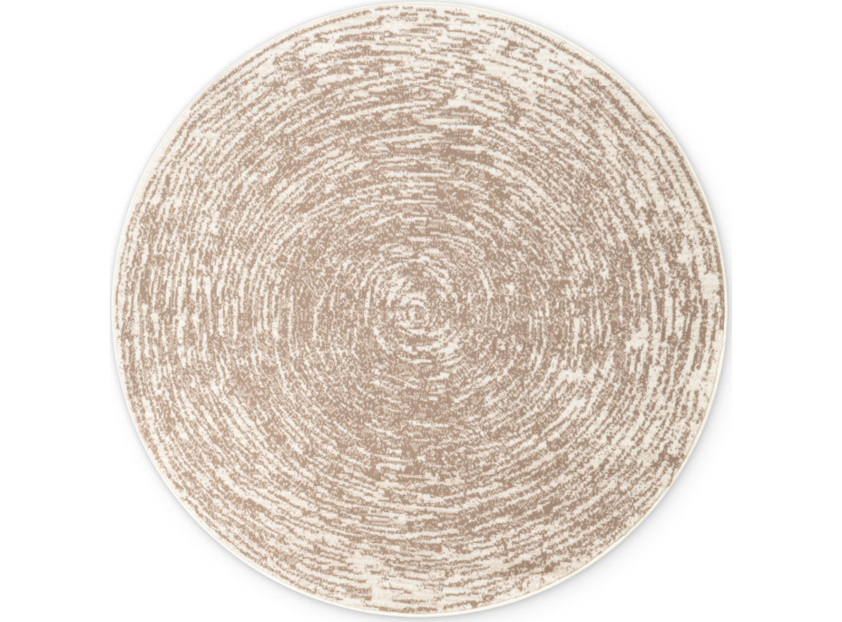 Kusový koberec Gloria Cavallo Creme Beige kruh