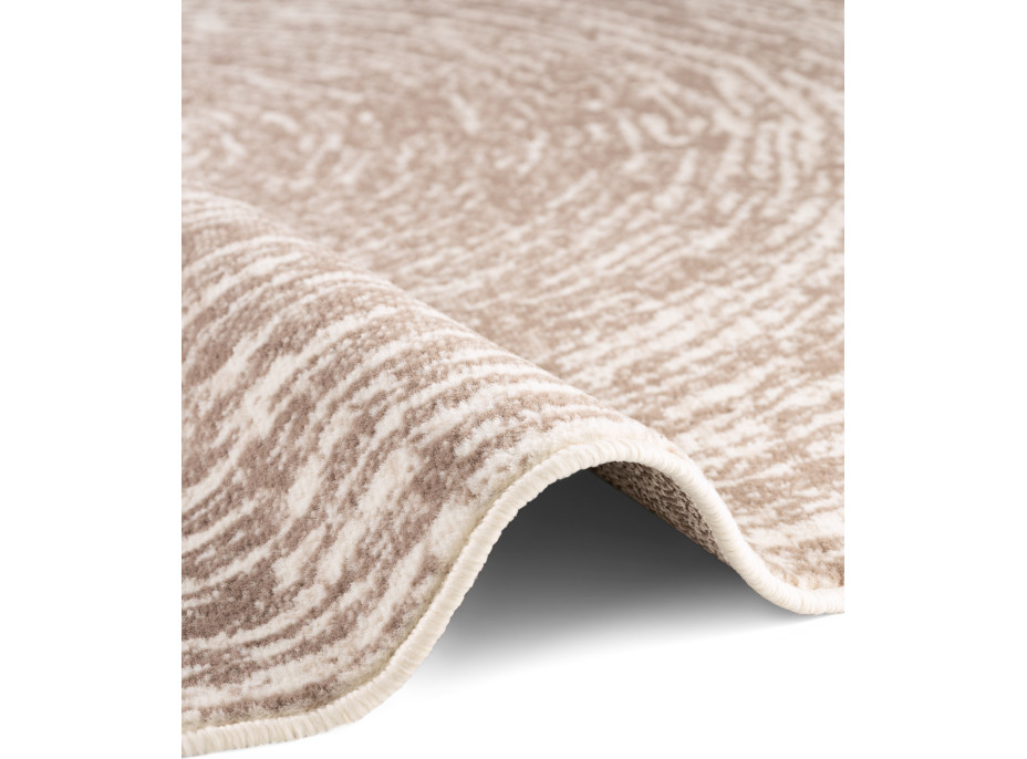 Kusový koberec Gloria Cavallo Creme Beige kruh