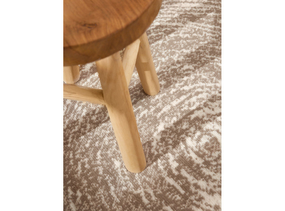 Kusový koberec Gloria Cavallo Creme Beige kruh