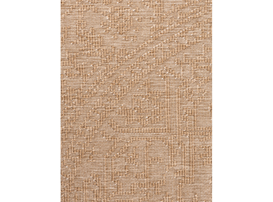 Kusový koberec Duet Kona Beige/White kruh - na ven i na doma