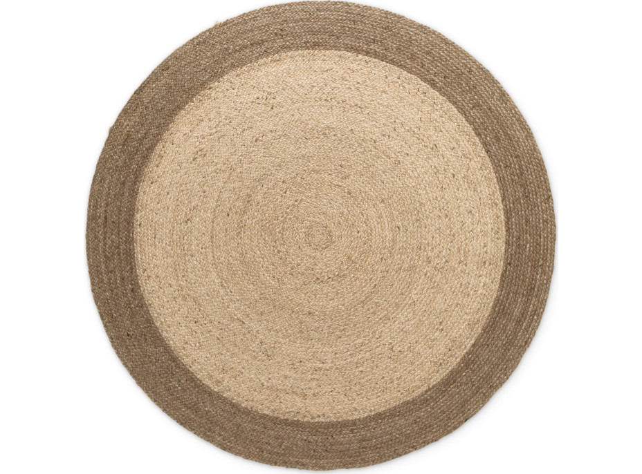 Kusový koberec Jutta Natur Ivory/Grey/Beige kruh