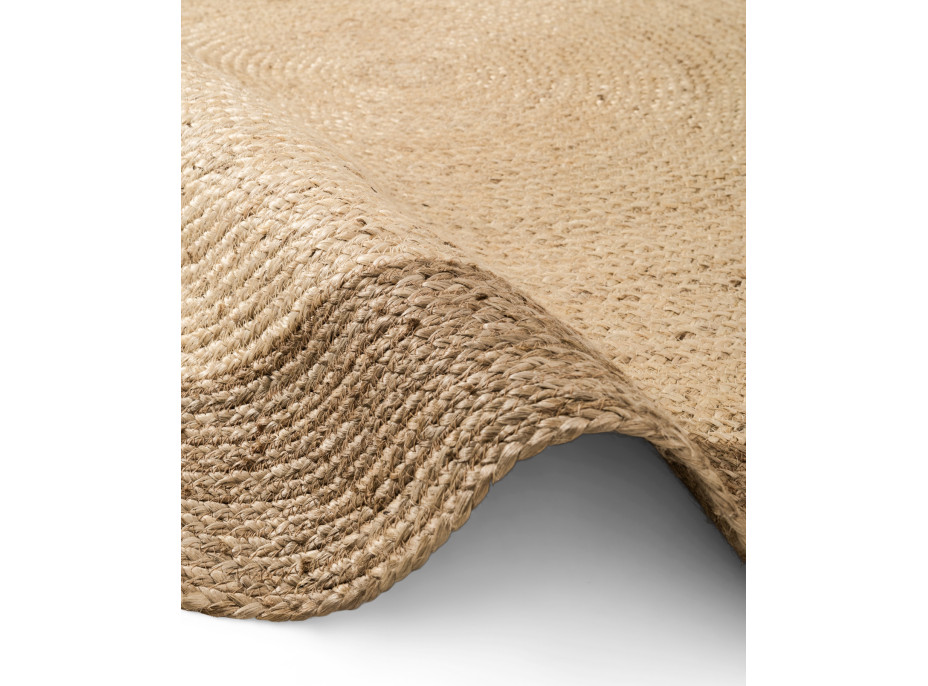 Kusový koberec Jutta Natur Ivory/Grey/Beige kruh