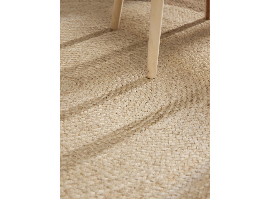 Kusový koberec Jutta Natur Ivory/Grey/Beige kruh