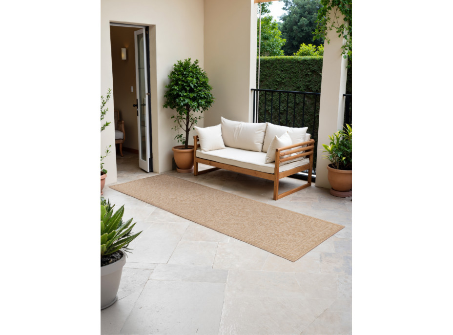 Běhoun Duet Rosel Beige/White - na ven i na doma