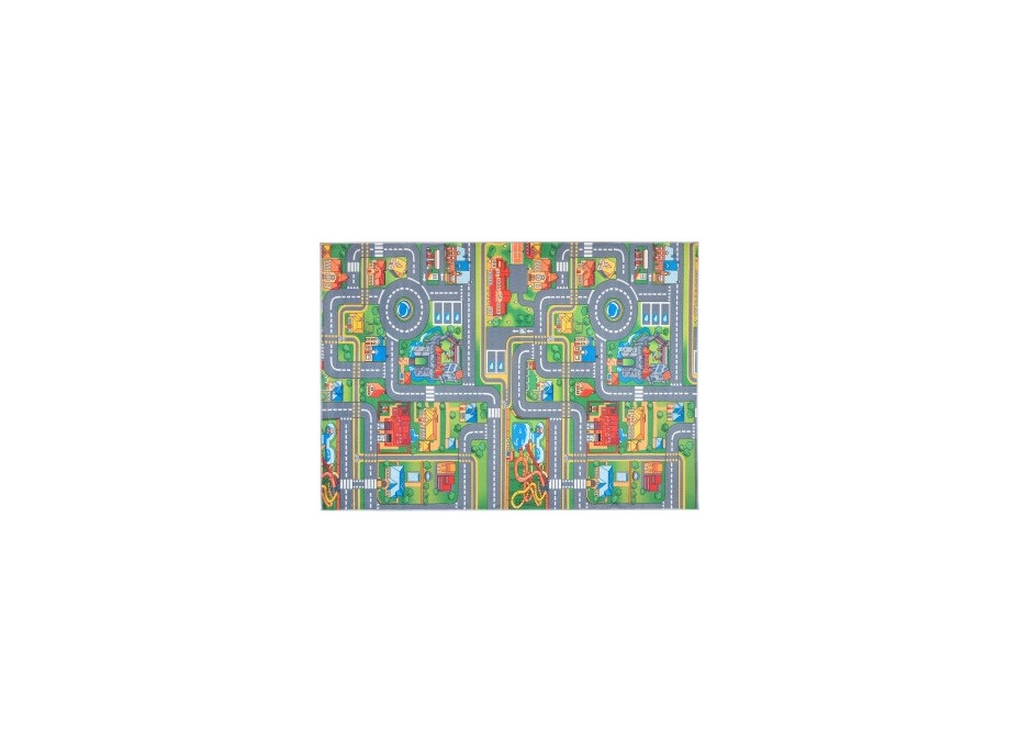 Dětský kusový koberec FLANNEL PRINTED - Ve městě