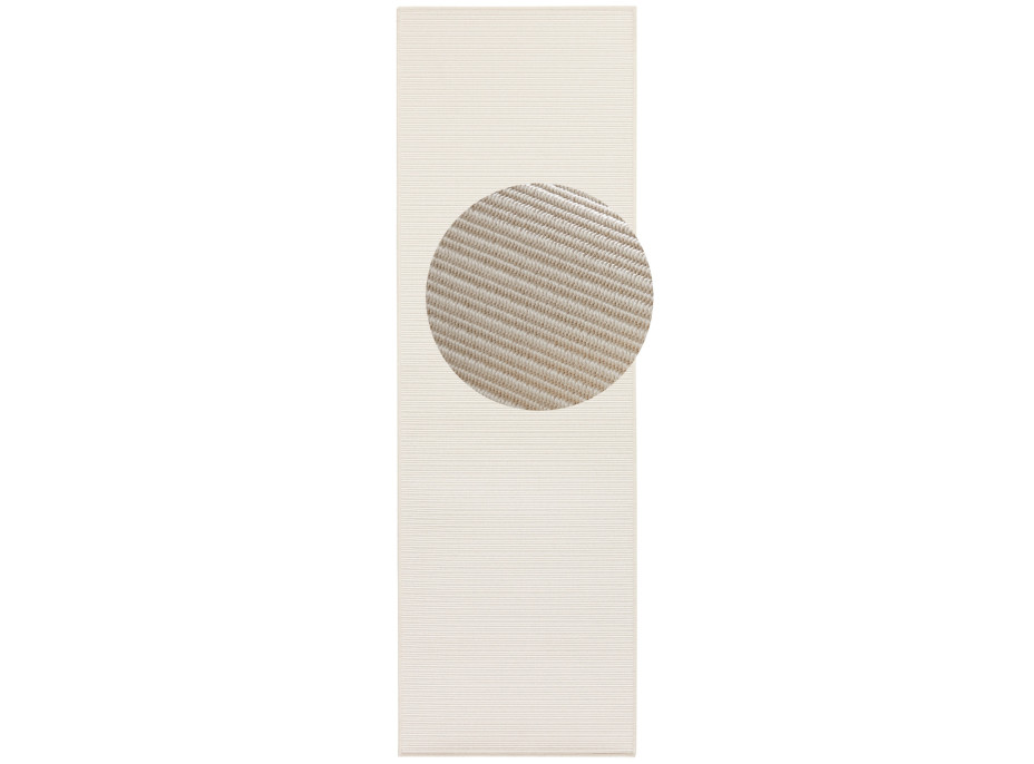 Běhoun Nature 103531 Cream White – na ven i na doma