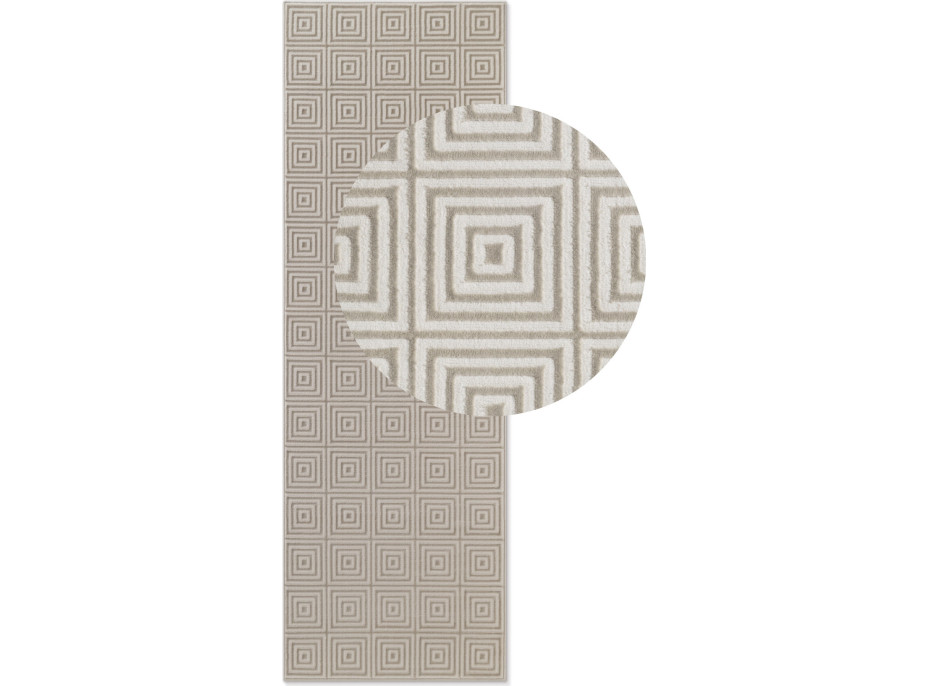 Běhoun Perles 106184 White Cream z kolekce Elle