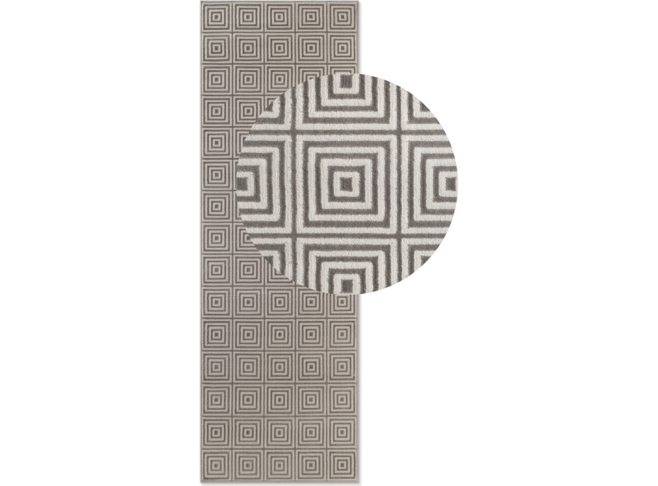 Běhoun Perles 106185 White Grey z kolekce Elle