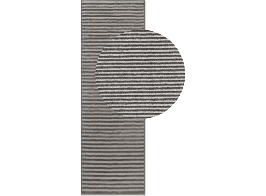 Běhoun Perles 106187 Cream Anthracite z kolekce Elle