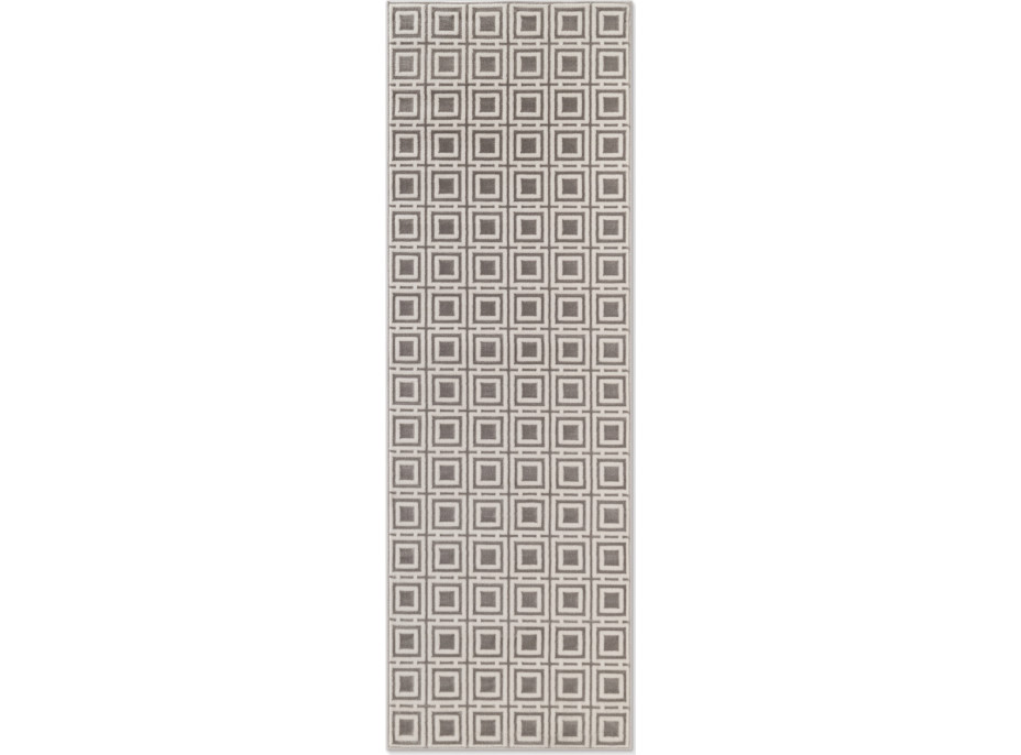 Běhoun Perles 106190 Cream Grey z kolekce Elle