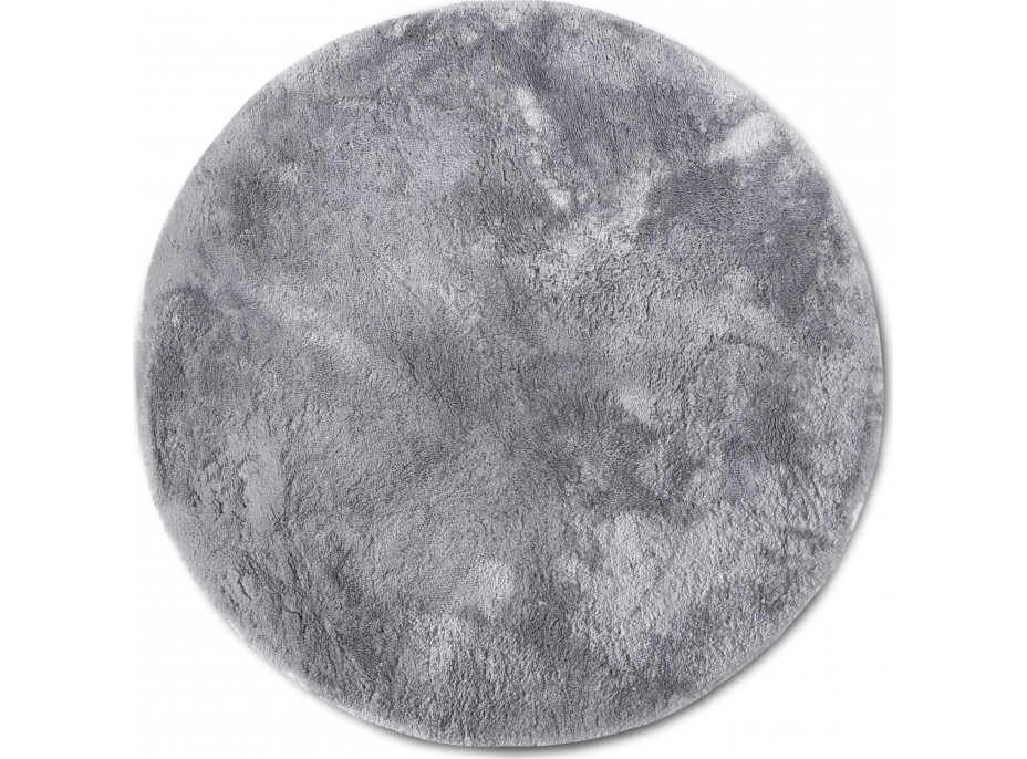 Kusový koberec Cosy 106110 Silver kruh z kolekce Elle