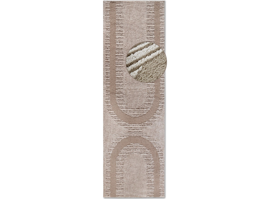 Běhoun Gallery 106087 Beige z kolekce Elle