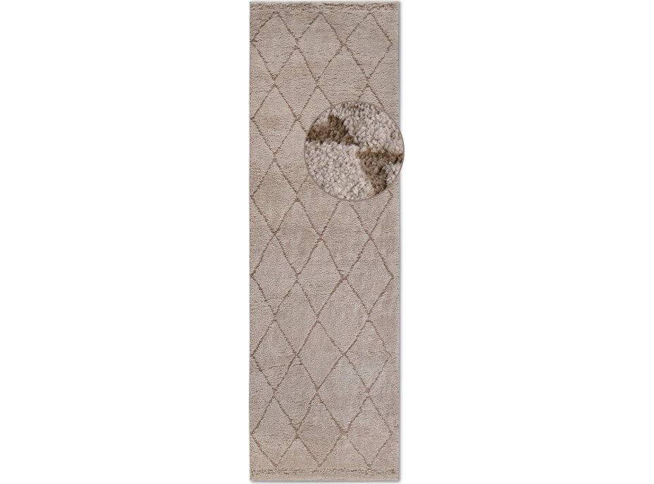 Běhoun Gallery 106081 Beige z kolekce Elle