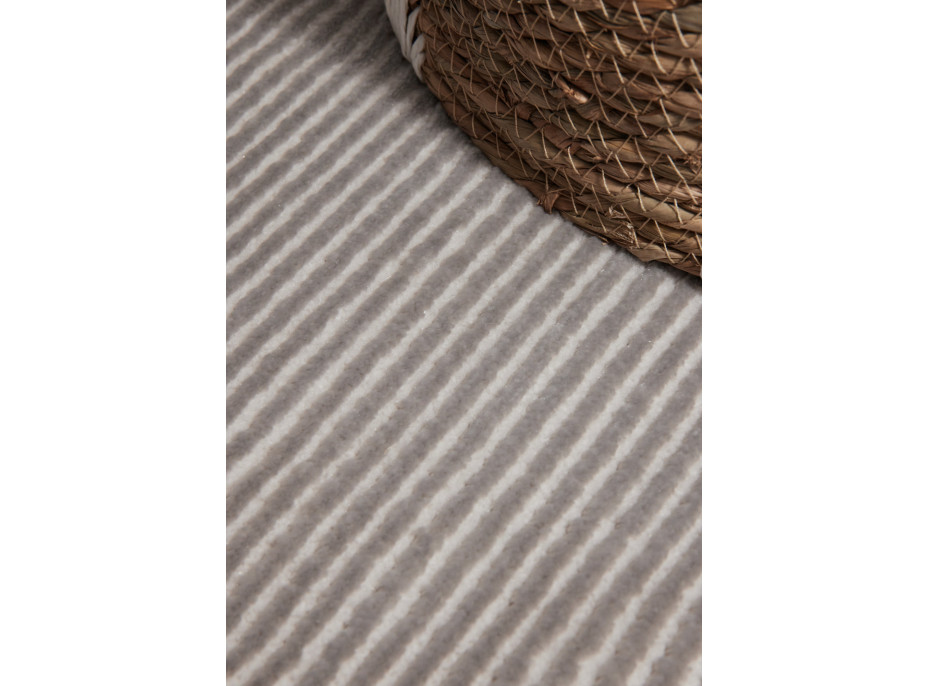 Běhoun Perles 106186 Cream Grey z kolekce Elle