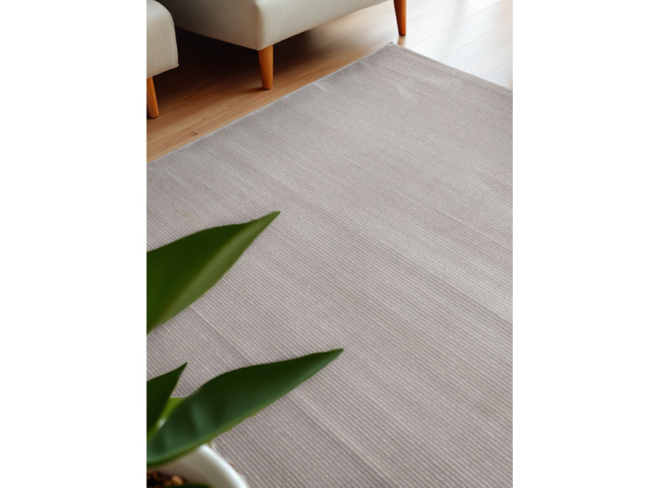 Běhoun Perles 106186 Cream Grey z kolekce Elle