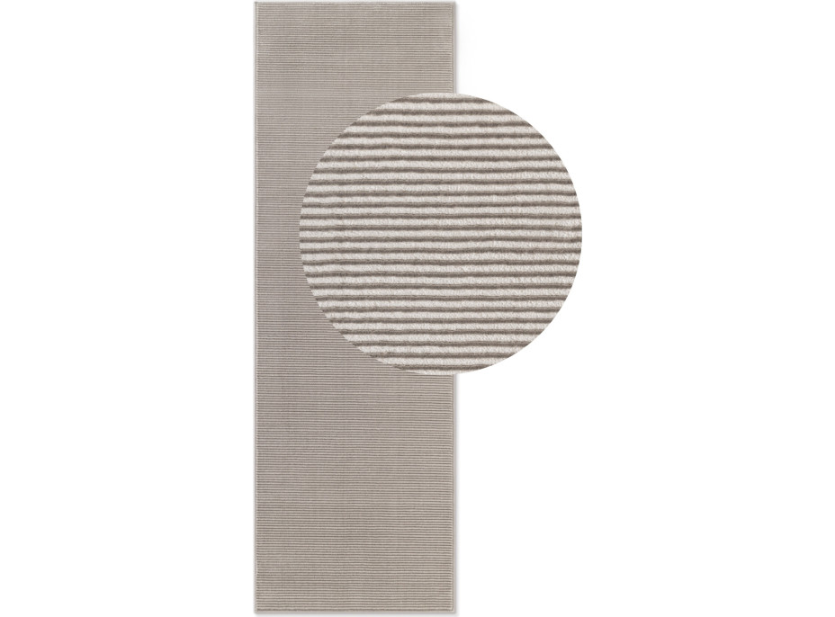 Běhoun Perles 106186 Cream Grey z kolekce Elle
