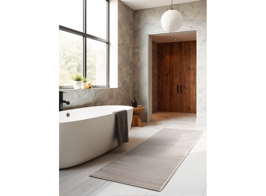 Běhoun Perles 106186 Cream Grey z kolekce Elle