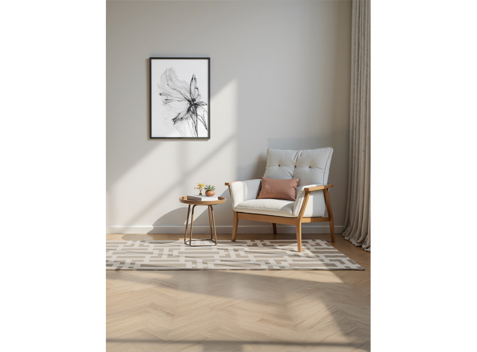 Běhoun Perles 106188 Cream z kolekce Elle