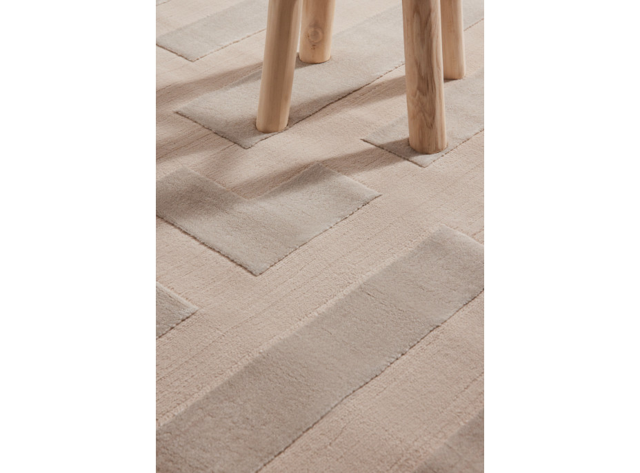 Běhoun Perles 106189 Beige Cream z kolekce Elle