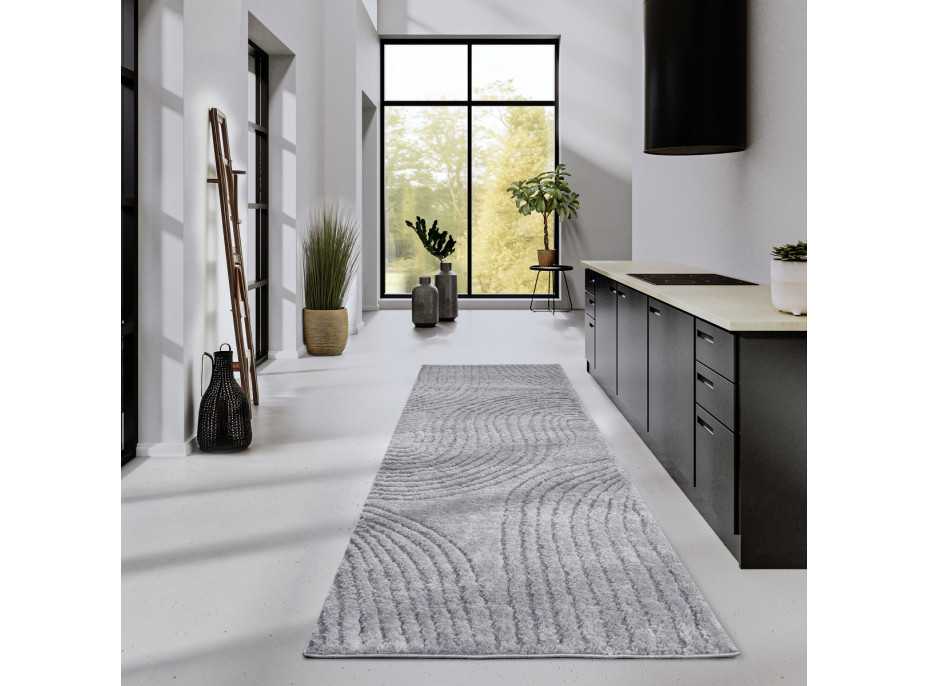 Běhoun Gallery 106085 Light Grey z kolekce Elle