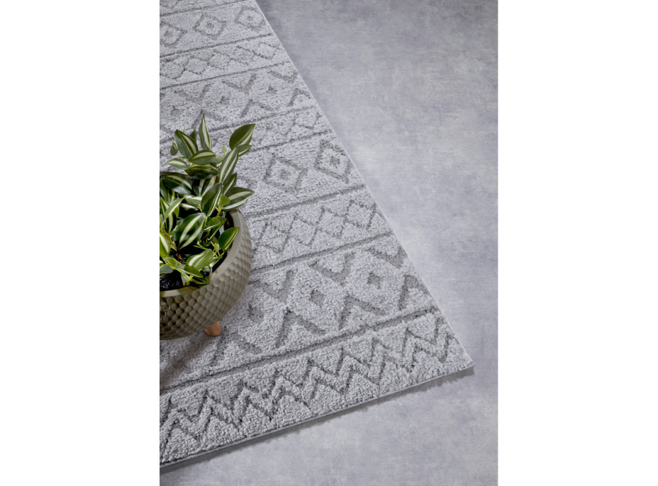 Běhoun Gallery 106093 Light Grey z kolekce Elle