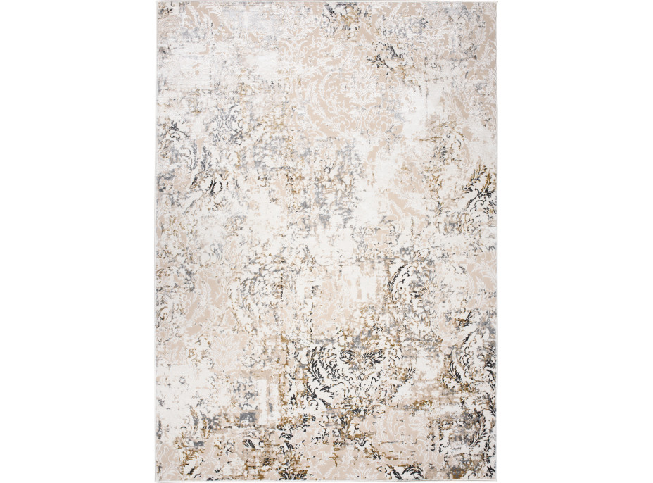Kusový koberec HERA Print - krémový/šedý