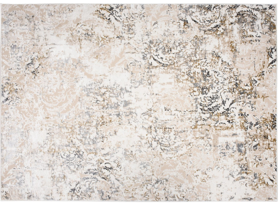 Kusový koberec HERA Print - krémový/šedý