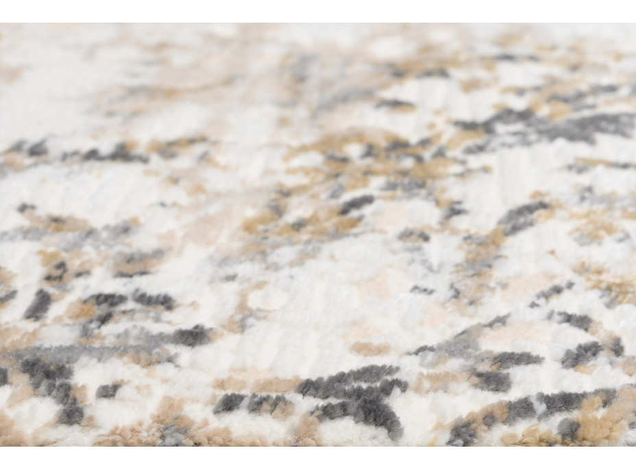 Kusový koberec HERA Print - krémový/šedý