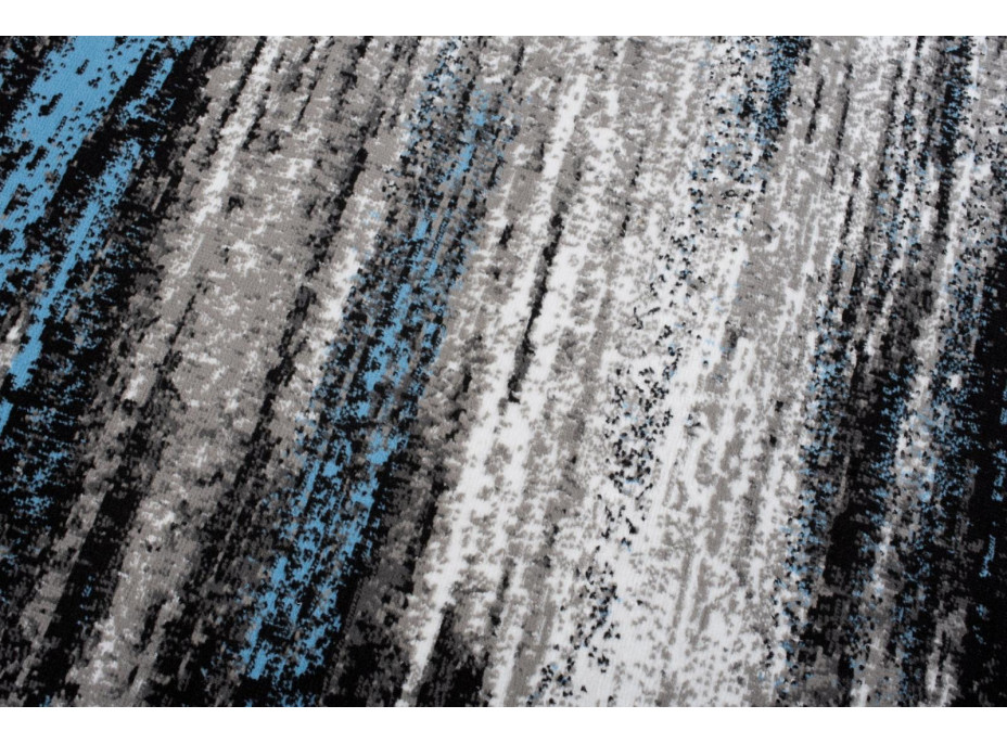 Kusový koberec MAYA Fog - modrý/černý/šedý, 250x300 cm
