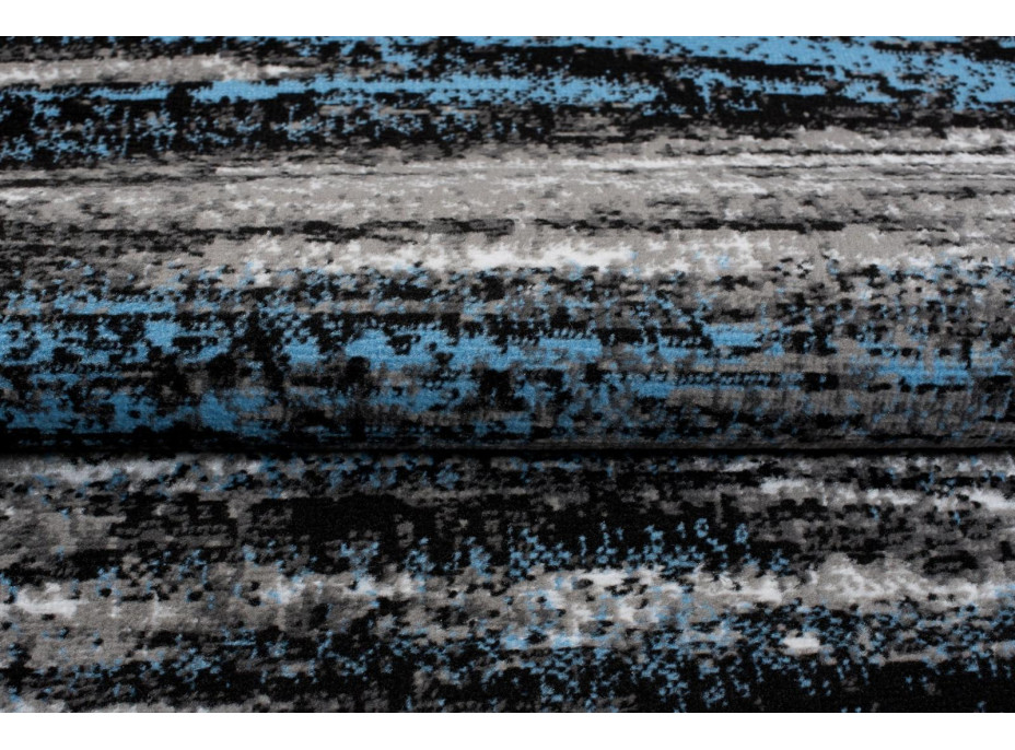 Kusový koberec MAYA Fog - modrý/černý/šedý, 250x300 cm