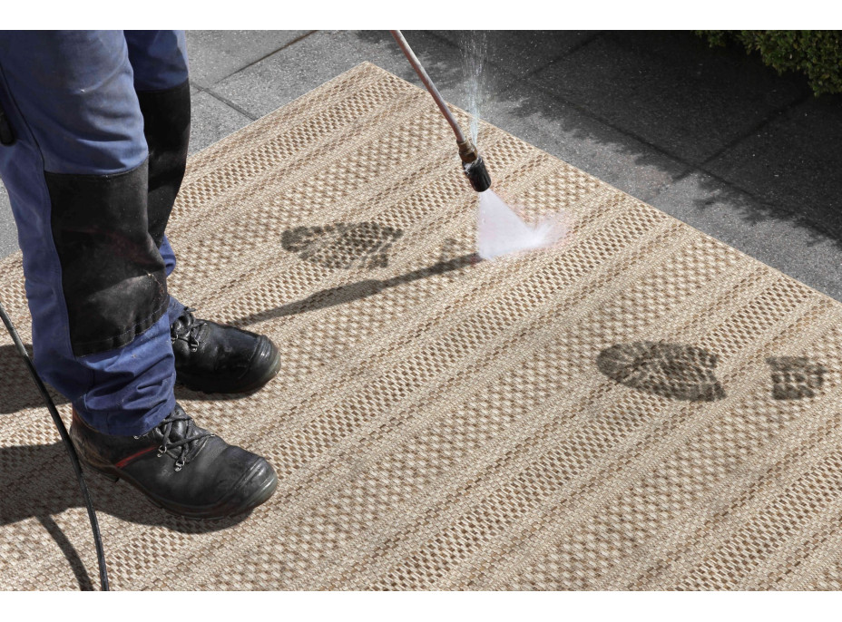 Kusový koberec Brave 103612 Natural Brown z kolekce Elle – na ven i na doma