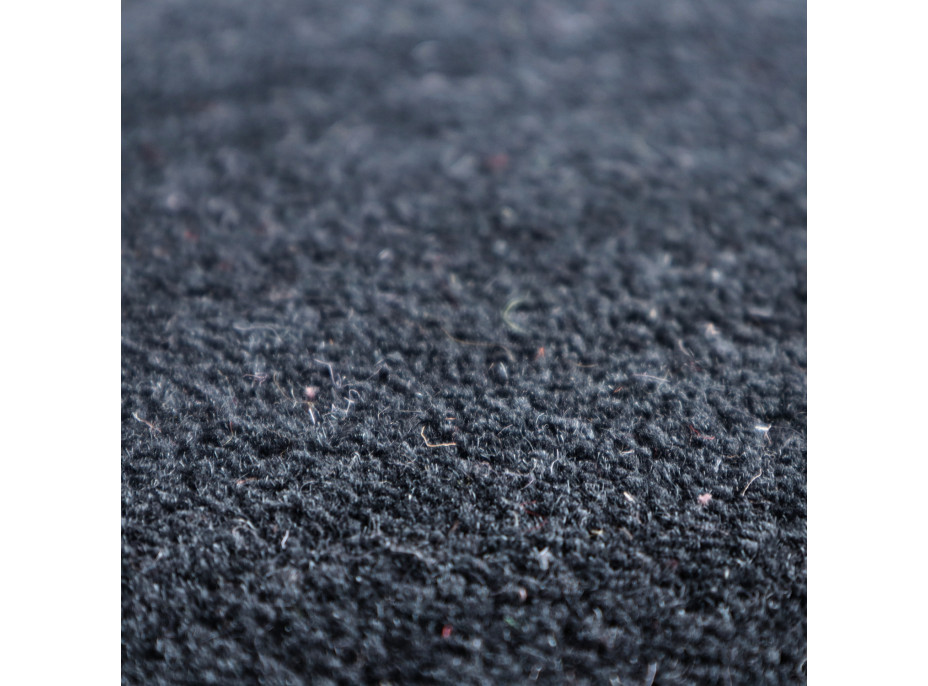 Ručně všívaný kusový koberec Asra wool černá