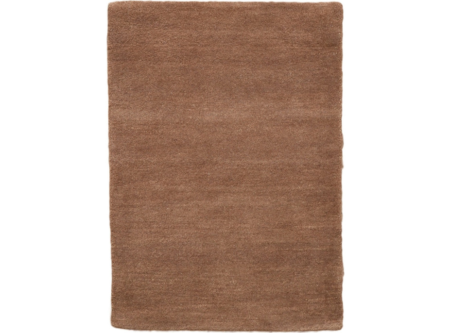 Ručně všívaný kusový koberec Asra wool hnědá