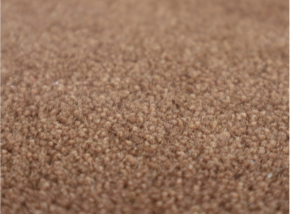 Ručně všívaný kusový koberec Asra wool hnědá
