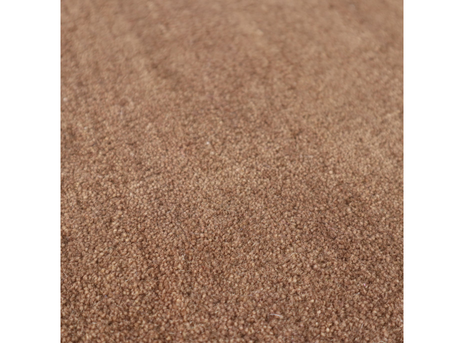 Ručně všívaný kusový koberec Asra wool hnědá