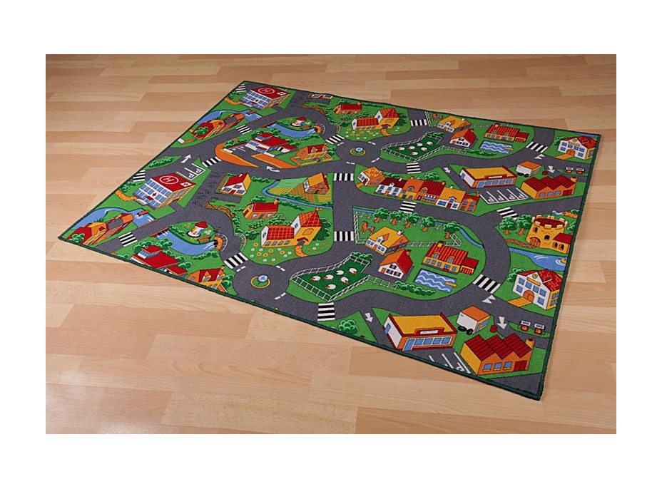Dětský koberec VESNIČKA, 100x250 cm