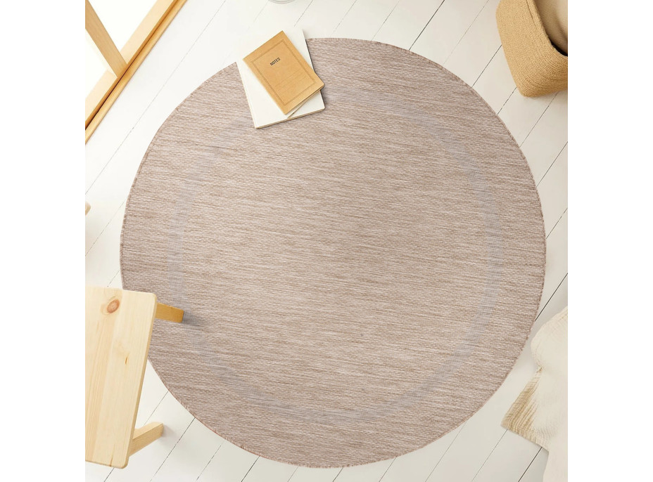 Kusový koberec Relax 4311 Beige kruh