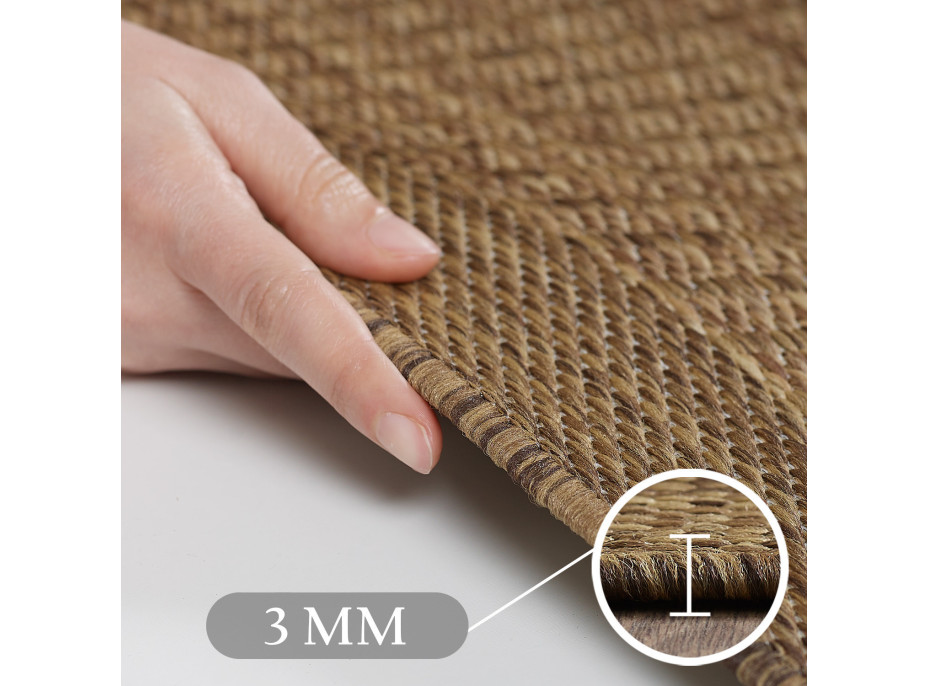 Kusový koberec Giza 1410 Brown