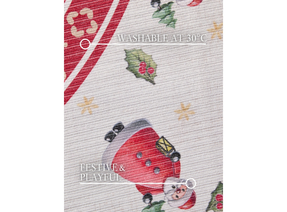Kusový koberec Villeroy & Boch Toy's delight 106273 Cream, Red kruh