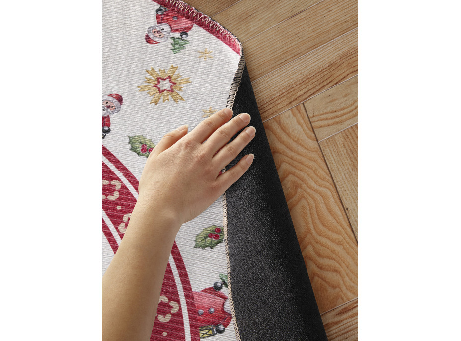 Kusový koberec Villeroy & Boch Toy's delight 106273 Cream, Red kruh