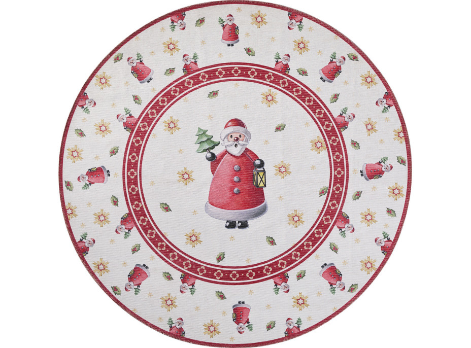 Kusový koberec Villeroy & Boch Toy's delight 106273 Cream, Red kruh